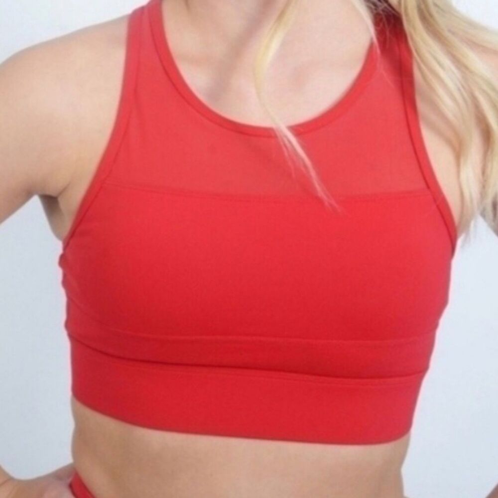 Zyia All Star Red Sports Bra Large